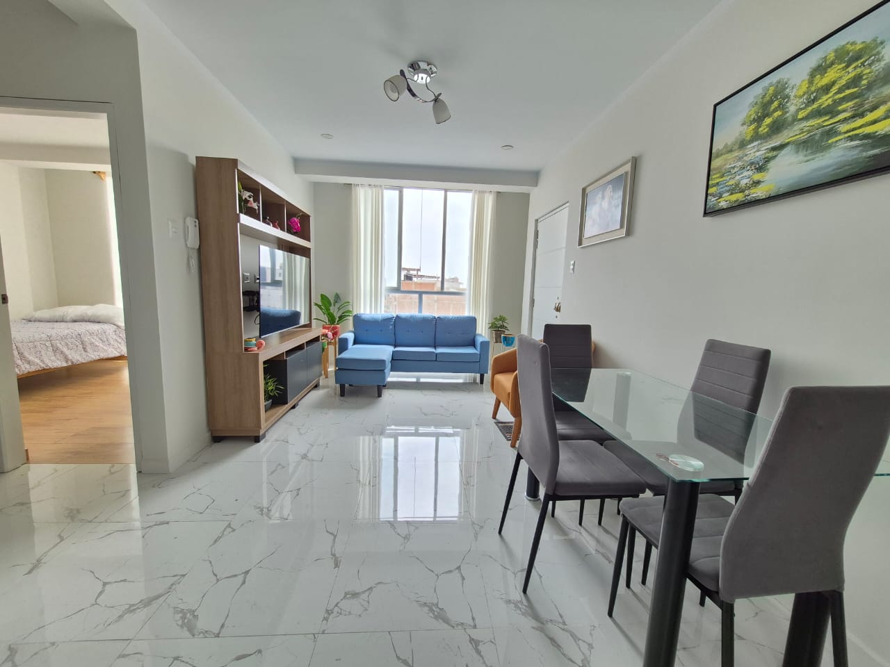 ALQUILER DPTO AMOBLADO 5TO PISO - CHICLAYO - URB LOS SAUCES